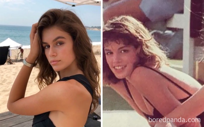 Cindy Crawford And Kaia Gerber At Age 16