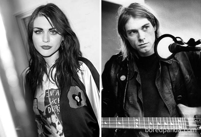Frances Bean And Kurt Cobain At Age 24